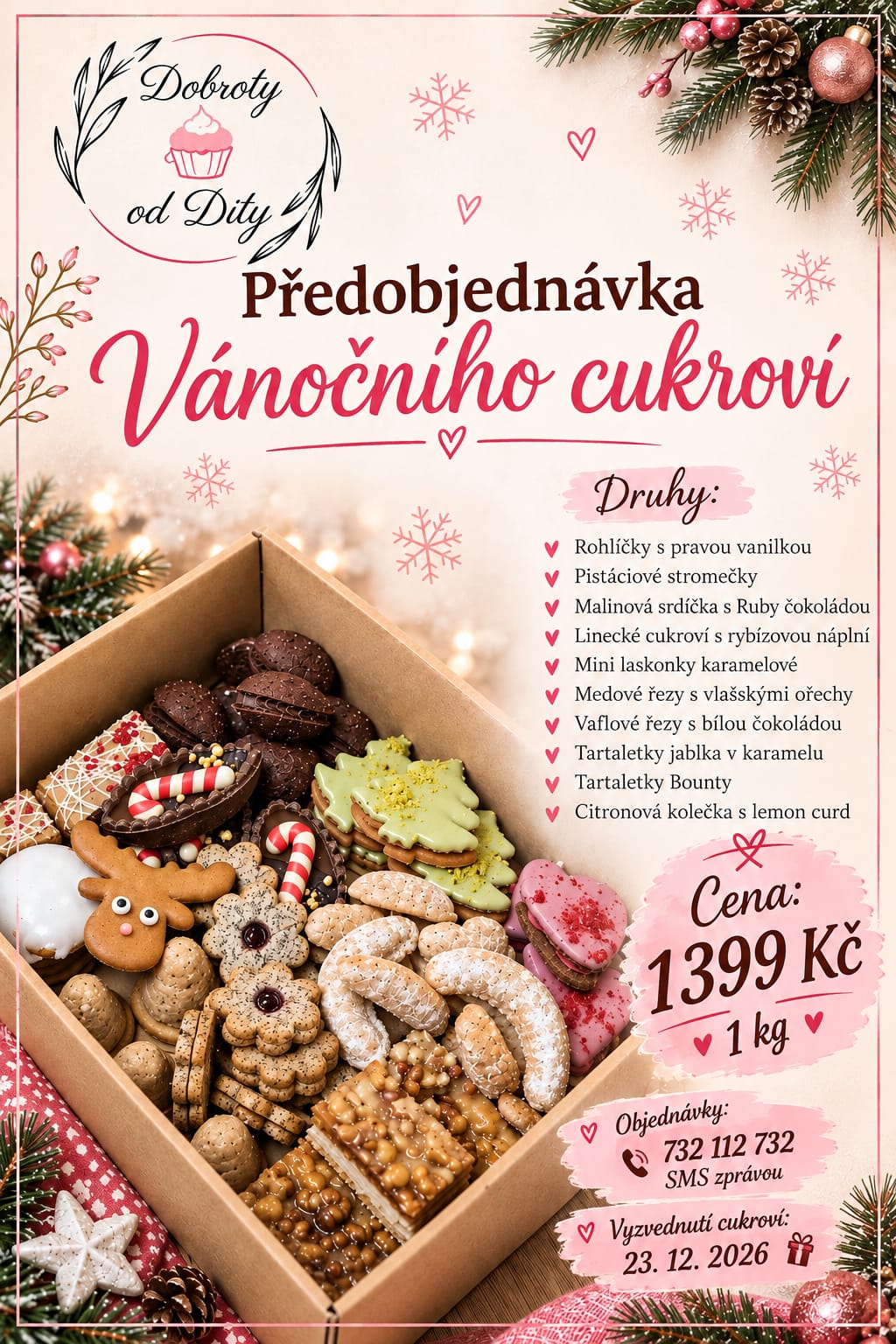 Předobjednávka Vánočního cukroví